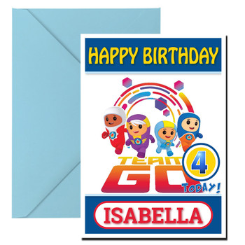Go Jetters 3 Kidshows Birthday Card Go Jetters 3 Kidshows Birthday Card