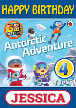 Go Jetters 6 Kidshows Birthday Card Go Jetters 6 Kidshows Birthday Card