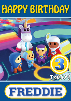Go Jetters 9 Kidshows Birthday Card Go Jetters 9 Kidshows Birthday Card