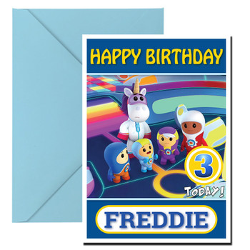 Go Jetters 9 Kidshows Birthday Card Go Jetters 9 Kidshows Birthday Card