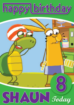 Harry & Toto 1 Kidshows Birthday Card