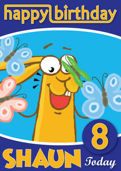 Harry & Toto 2 Kidshows Birthday Card