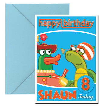 Harry & Toto 4 Kidshows Birthday Card
