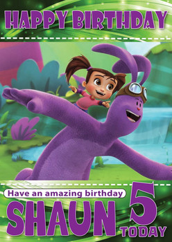 Kate & Mim-Mim 2 Kidshows Birthday Card