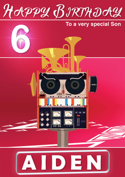 Orchopititron Kidshows Birthday Card Orchopititron Kidshows Birthday Card