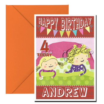Nelly And Nora 1 Kidshows Birthday Card