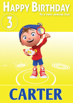 Noddy Toyland Detective 1 Kidshows Birthday Card