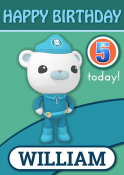 Octanaughts 1 Bithday Card