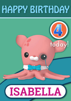 Octanaughts 11 Bithday Card