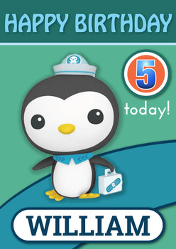 Octanaughts 3 Bithday Card