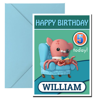 Octanaughts 5 Bithday Card