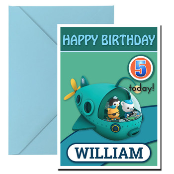 Octanaughts 6 Bithday Card