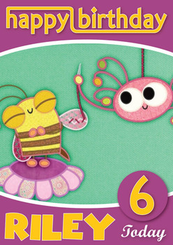 Patchwork Pals 10 Kidshows Birthday Card