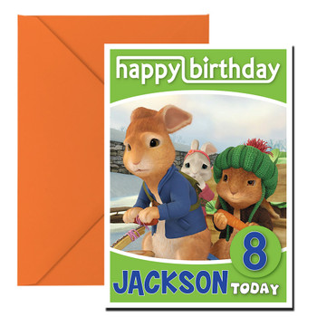Peter Rabbit 3 Kidshows Birthday Card