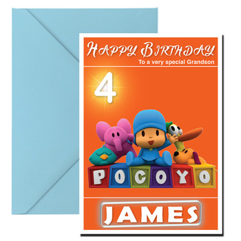 Pocoyo 1 Kidshows Birthday Card
