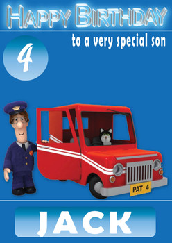 Postman Pat 4 Kidshows Birthday Card