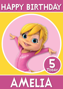 Brittany Personalized Birthday Card