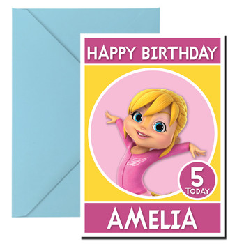 Brittany Personalized Birthday Card