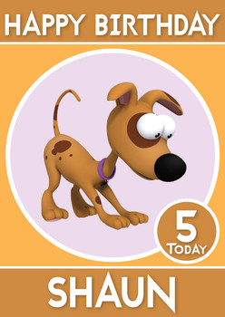 Confetti Park Personalized Birthday Card