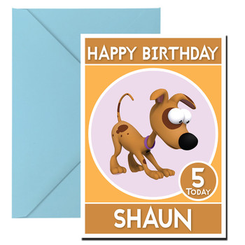 Confetti Park Personalized Birthday Card