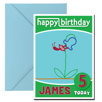 Dipdap 3 Kidshows Birthday Card