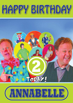 Gigglebiz 2 Kidshows Birthday Card