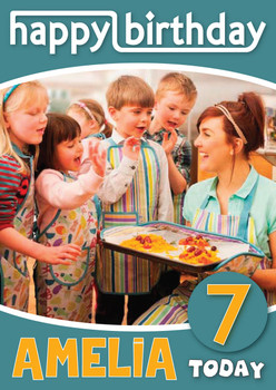 I Can Cook 1 Kidshows Birthday Card