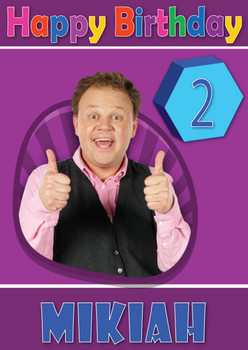 Justin's House 1 Kidshows Birthday Card