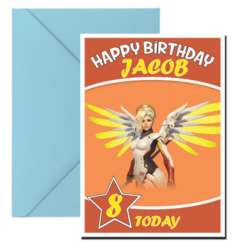 Mercy Personalized Birthday Card