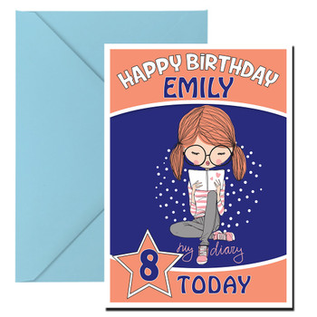 My Diary Personalized Birthday Card My Diary Personalized Birthday Card