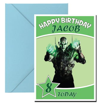Netherrealm Ryze Personalized Birthday Card