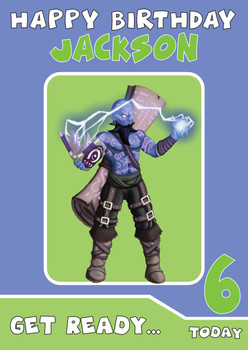 Ryzecollab2  Personalized Birthday Card