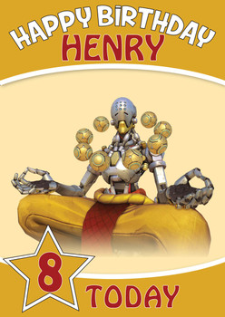 Zenyatta  Personalized Birthday Card