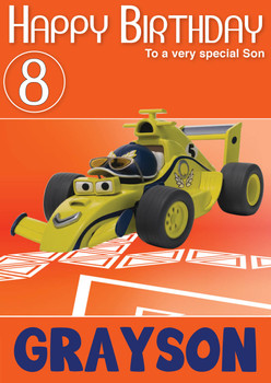 Roary 3 Kidshows Birthday Card