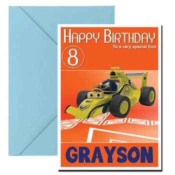 Roary 3 Kidshows Birthday Card