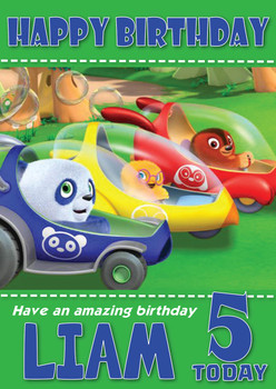 Ruff Ruff Tweet And Dave 8 Kidshows Birthday Card