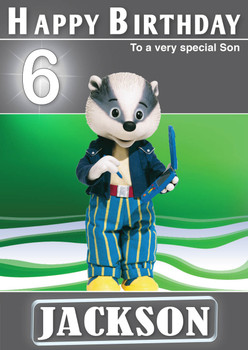 Rupert Bear 7 Kidshows Birthday Card