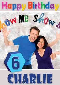 Show Me Show Me 1 Kidshows Birthday Card Show Me Show Me 1 Kidshows Birthday Card