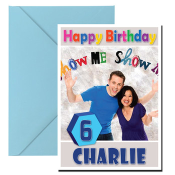 Show Me Show Me 1 Kidshows Birthday Card Show Me Show Me 1 Kidshows Birthday Card