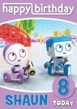 Spot Bots 2 Kidshows Birthday Card
