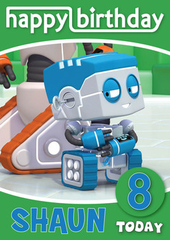 Spot Bots 3 Kidshows Birthday Card