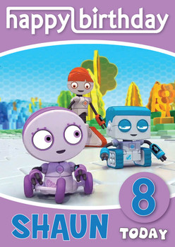 Spot Bots 4 Kidshows Birthday Card