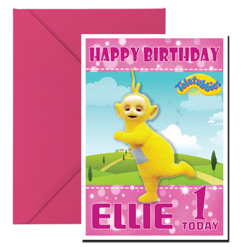 Teletubbies 3 Kidshows Birthday Card Teletubbies 3 Kidshows Birthday Card