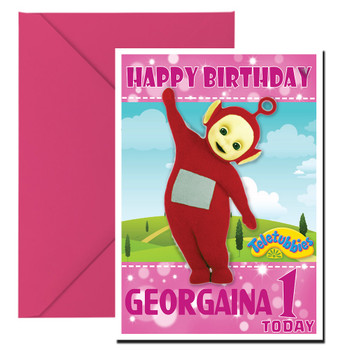 Teletubbies 4 Kidshows Birthday Card Teletubbies 4 Kidshows Birthday Card