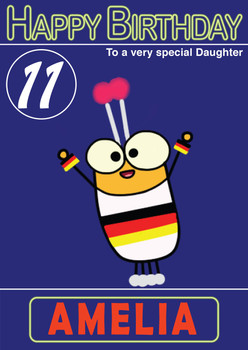 The Lingo Show 4 Kidshows Birthday Card
