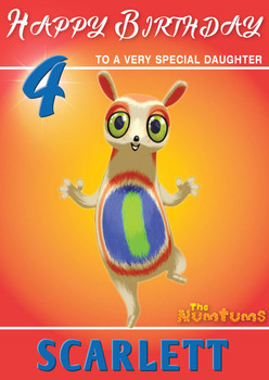 The Numtums 1 Kidshows Birthday Cards