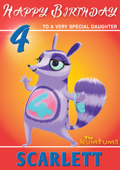 The Numtums 4 Kidshows Birthday Cards