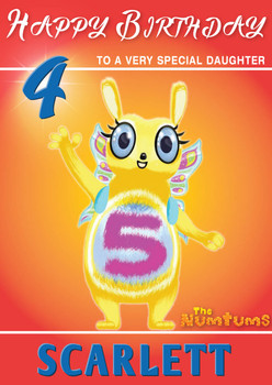 The Numtums 5 Kidshows Birthday Cards The Numtums 5 Kidshows Birthday Cards