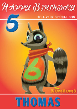 The Numtums 6 Kidshows Birthday Cards
