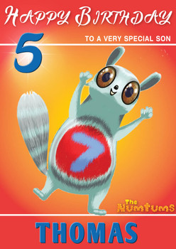 The Numtums 7 Kidshows Birthday Cards The Numtums 7 Kidshows Birthday Cards